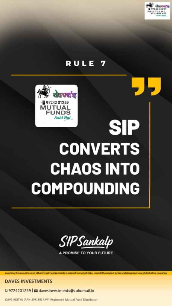 SIP converts chaos into Compounding.