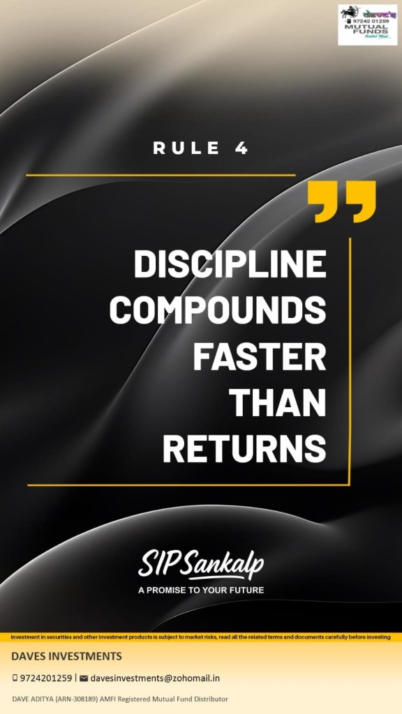 Discipline compounds Faster than Returns.